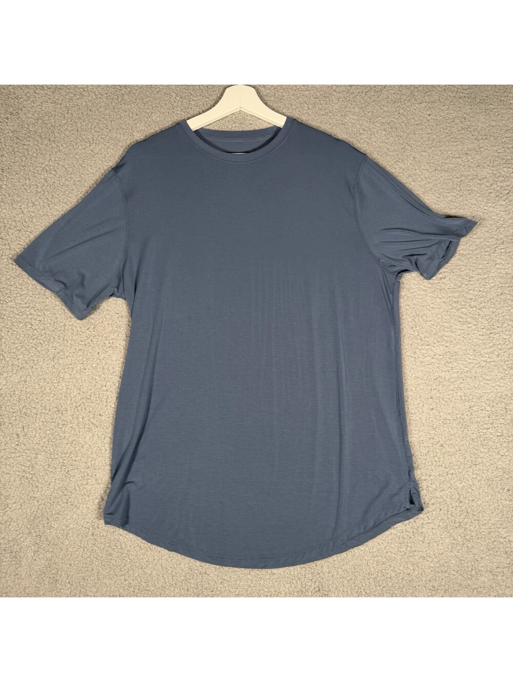 Jack Archer Anytime Tee Mens Blue T Shirt Modal L Short Sleeve Casual Basic